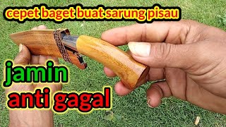 Download lagu blacksmithing🔴cara cepat membuat sarung pisau anti gagal||anti-fail knife scabbard#ketutdarmanto mp3