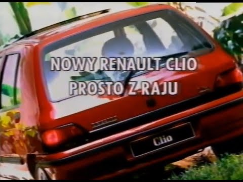 Reklama Nowy Renault Clio I (FL) 1995 Polska
