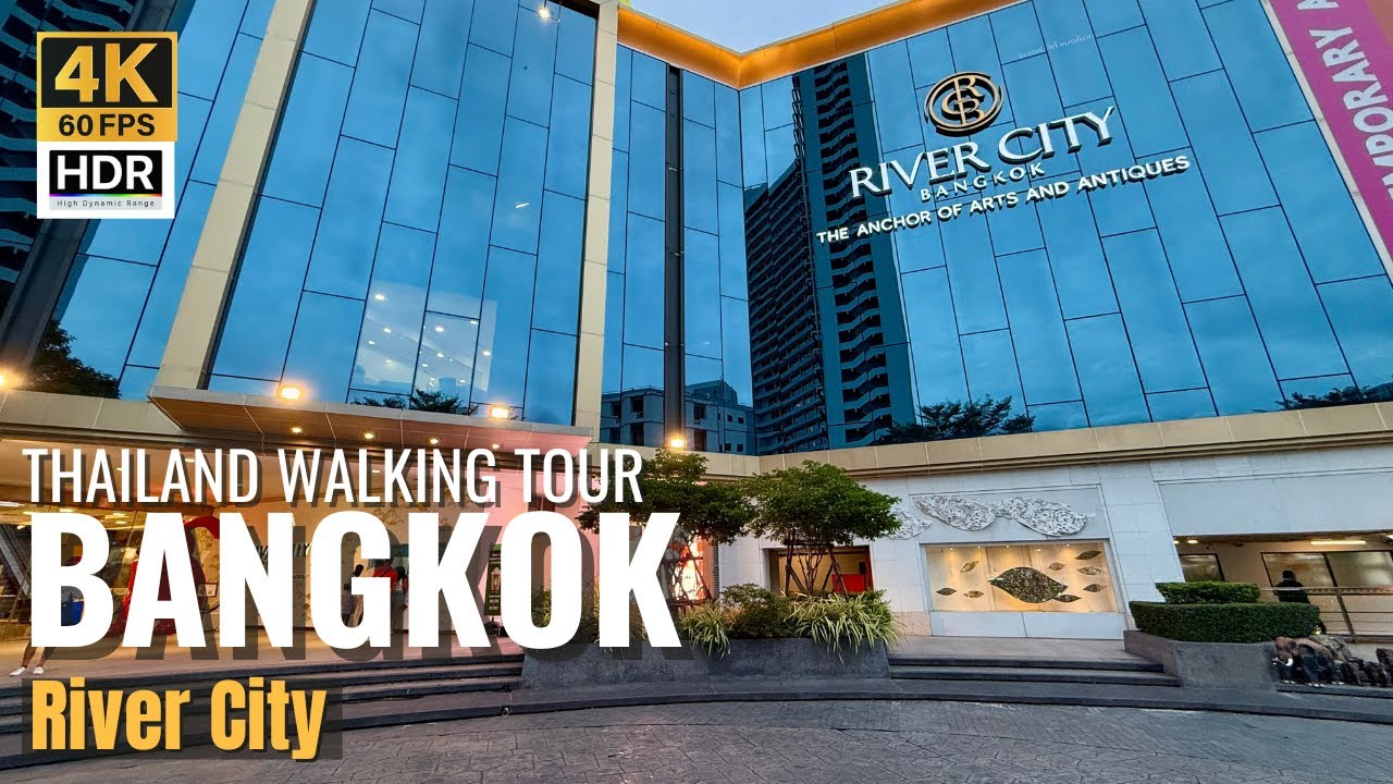 Embark on a captivating walking tour through River City, Bangkok.