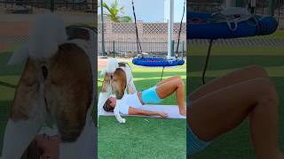 POV - You Try to Workout… and Regret It 😂🐶 #shorts #fitness #youtubeshorts #dogshorts
