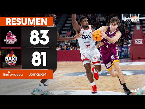 Hiopos Lleida - BAXI Manresa (83-81) GAME HIGHLIGHTS | Liga Endesa 2024-25