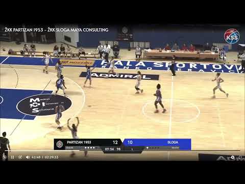 ŽKK SLOGA MAYA CONSULTING  POZEGA VS ŽKK PARTIZAN 1953 Full Game