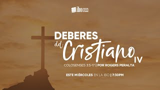 Miniatura del video: Deberes del Cristiano (4) | Colosenses 3:16-17 | Rogers Peralta