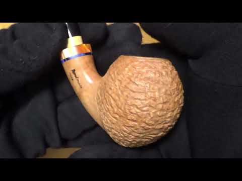 Pipa Santambrogio rusticata naturale  major - Full Bent Apple (SS95)