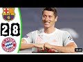 Barcelona vs Bayern Munich 2-8 | All goals and Highlights | Demontada