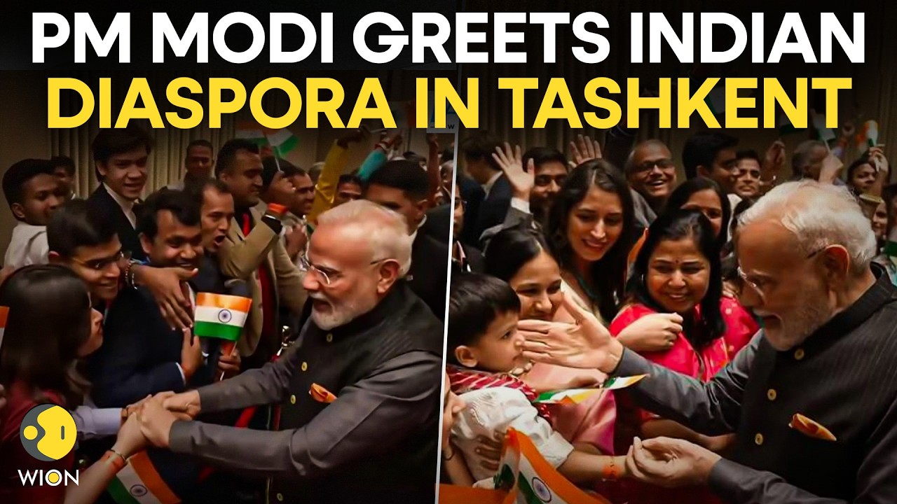 LIVE: PM Modi Greets Indian Diaspora In Uzbekistan Amid ‘Modi Modi’ Chants | Uzbekistan | PM Modi