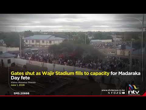 Gates shut as Wajir Stadium fills to capacity for Madaraka Day fete