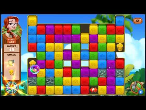 Lost Island Blast Adventure Level 400 - NO BOOSTERS 🏝️ | SKILLGAMING ✔️