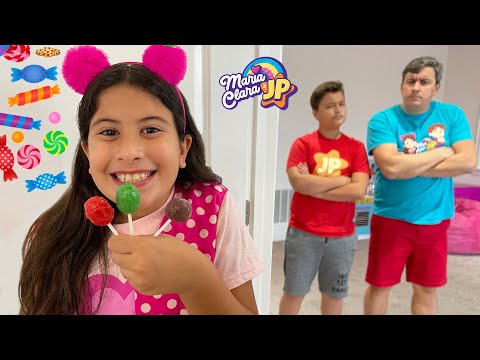 Maria Clara e JP Johny Johny Yes Papa em Português 👶 THE BEST Song for Children