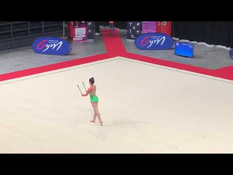 Nawel Guédiri - Championnat de France GR individuelles - Chambéry 2019