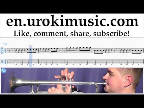 Trumpet lessons MAGIC! - Red Dress Part#1 um-352