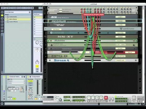 Rewire #2 Ableton Live 7 with Reason