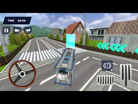 Car Transport Truck Simulator – Carrier Truck Game – Gameplay – Driving Games