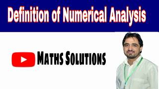 Definition of Numerical Analysis