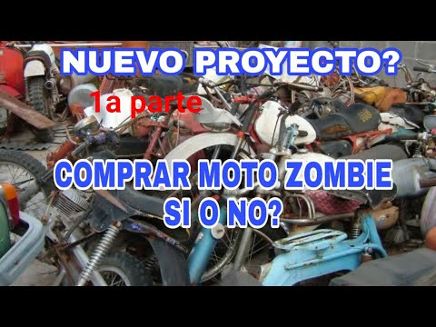 1 COMPRO MOTO ZOMBIE PARADA AVERIADA HACE 20 AÑOS? Y autopista A8