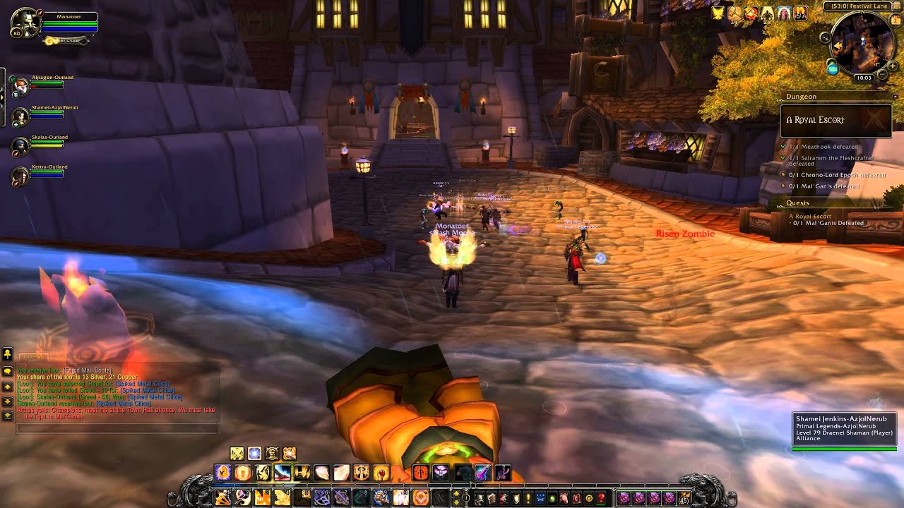 The Culling of Stratholme Complete Dungeon (WoW, human, Paladin)