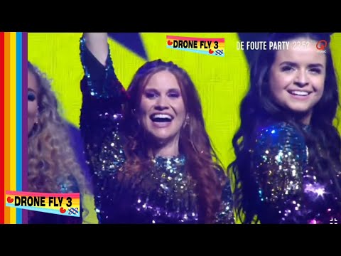 K3 Optreden bij de Foute Party van Qmusic België in het Sportpaleis Antwerpen 1-7-22