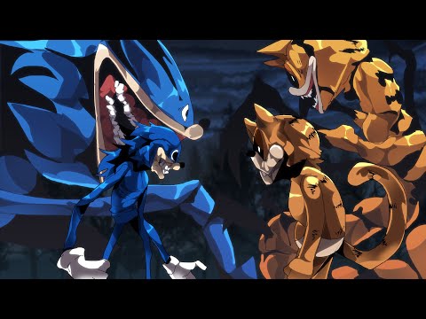 SHIN SONIC TAPES vs GOREFIELD! But an EPIC ANIME BATTLE!! ANIMATION