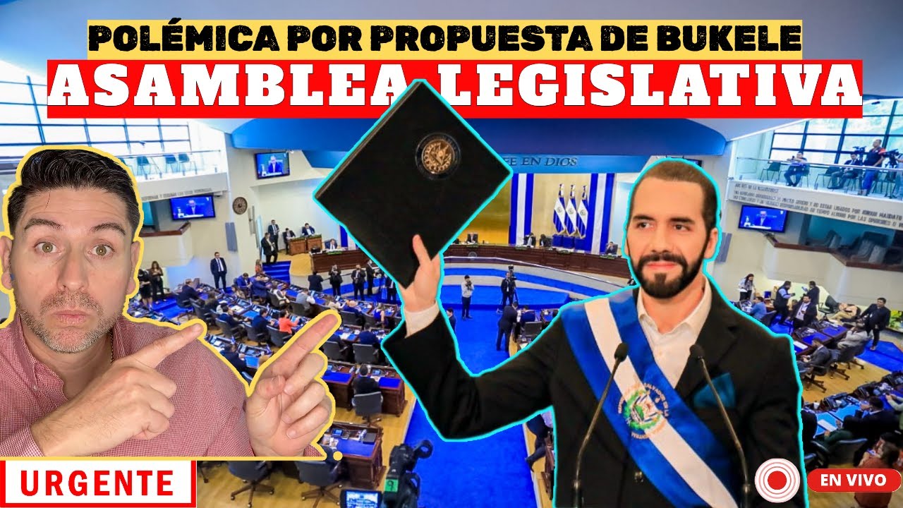 Debaten en VIVO! Oposición de Bukele con todo a la Asamblea Legislativa