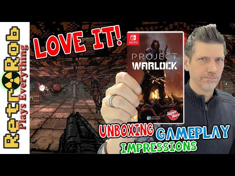 Super Rare: Project Warlock on Nintendo Switch Unboxing and Gameplay