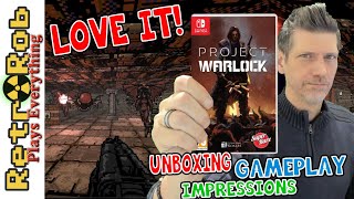 Super Rare: Project Warlock on Nintendo Switch Unboxing and Gameplay