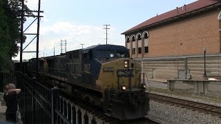 preview picture of video 'COAL! CSX 207 at Charleston (17JUL2014)'