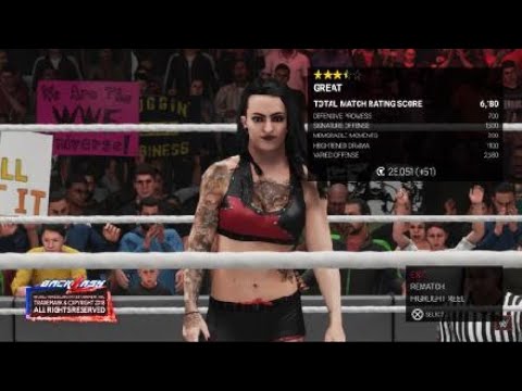 WWE 2K19: Ruby Riott vs. Bayley (WWE Backlash 2018)
