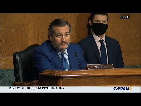 Sen. Cruz to McCabe: Crossfire Hurricane Investigation Was Bogus Political Persecution