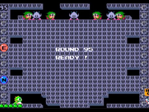 Bubble Bobble how to: level 95 (one player)