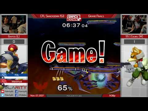 CFL Smackdown 153 Melee - Gahtzu (Falcon) vs SS | Colbol (Fox) - Grand Finals