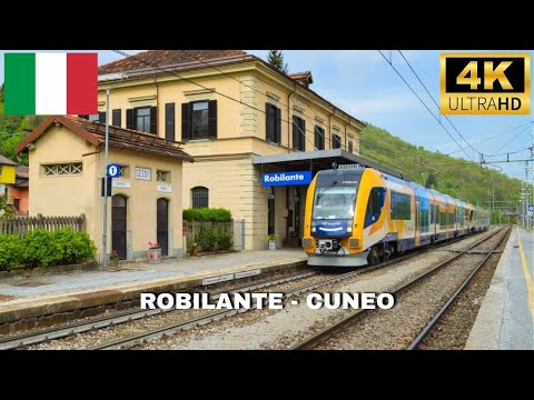 🇮🇹 4K Cab Ride ROBILANTE - CUNEO (Special train)