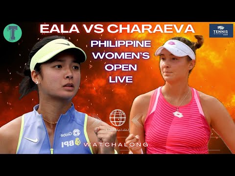 Alex Eala vs Alina Charaeva | Philipinne Women's Open 2026 | Round 1 | LIVE TENNIS WATCHALONG