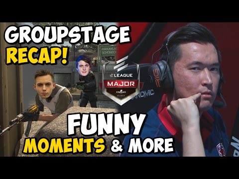 ELEAGUE Major Atlanta - Groupstage Recap! FUNNY MOMENTS & MORE