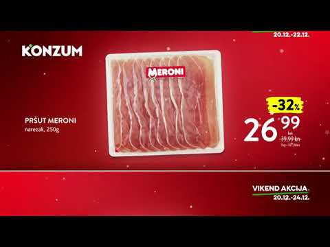 Konzum vikend akcija od 20.-22.12.2019.