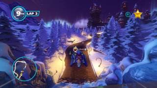 Sonic& All Stars Racing Transformed Chilly Castle as Metal Sonic