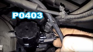 Mazda Tribute P0403 EGR Ford Escape broken wire on solenoid harness pigtail