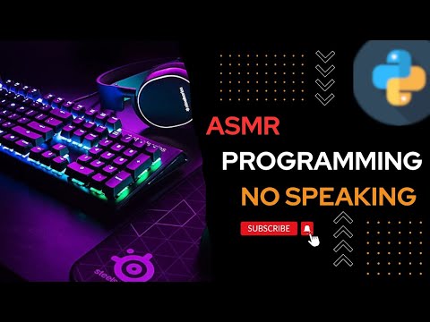 Python Programming Asmr Relaxing Code Without Words No Talking