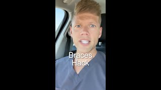 BRACES HACK!! How To Put Rubber Bands On Braces 😬