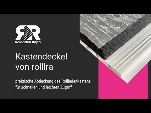 PVC Kastendeckel für Ihren Rollladenkasten!