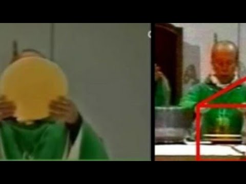 Extraordinary Levitating Eucharist Filmed in Lourdes! Without A Doubt This is The Body of Christ!