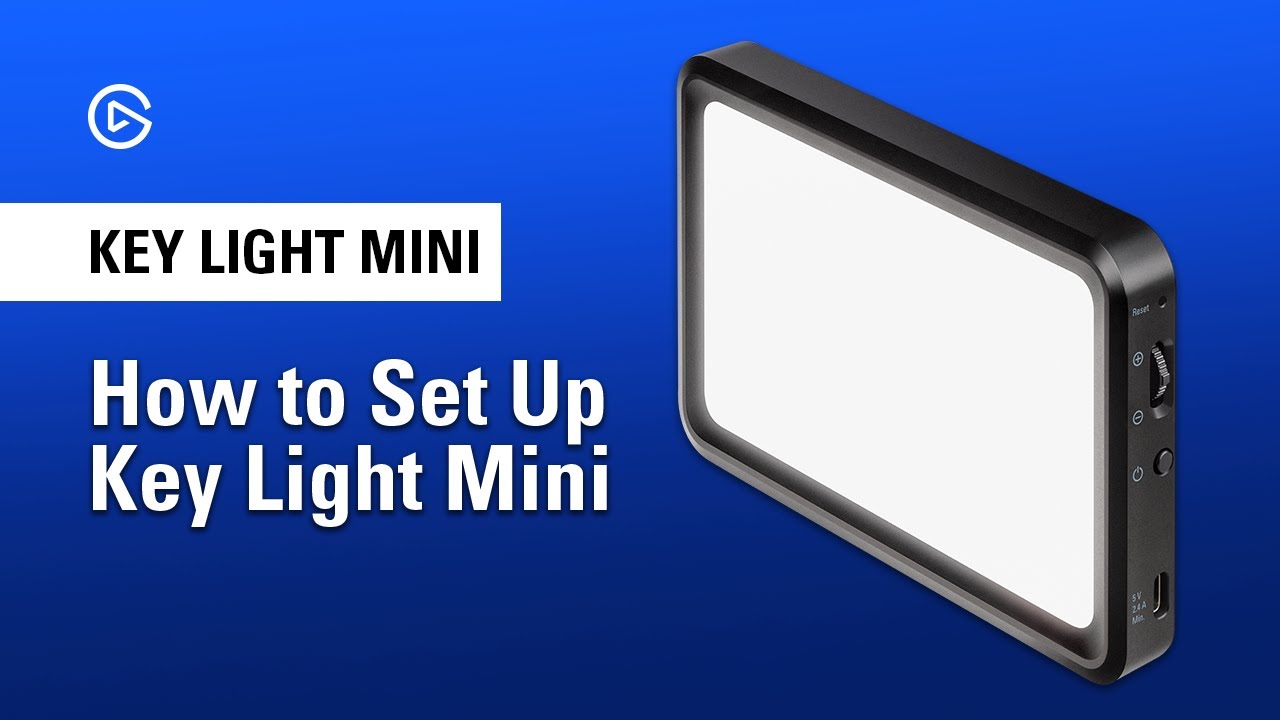 How to Set Up & Use Elgato Key Light Mini - YouTube