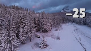 How Did My Northern Lite Truck Camper Handle -25 (-13F) WITH WATER ON