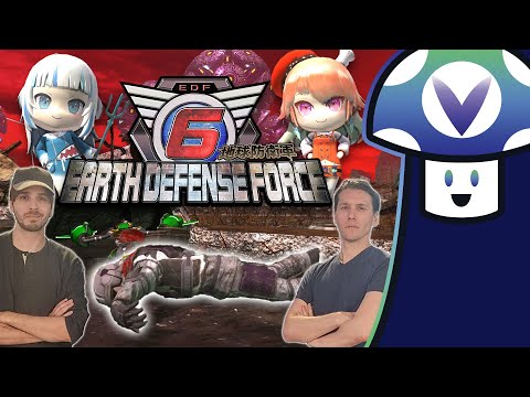 Vinny, Jerma, Pokelawls & Ster - EARTH DEFENSE FORCE 6