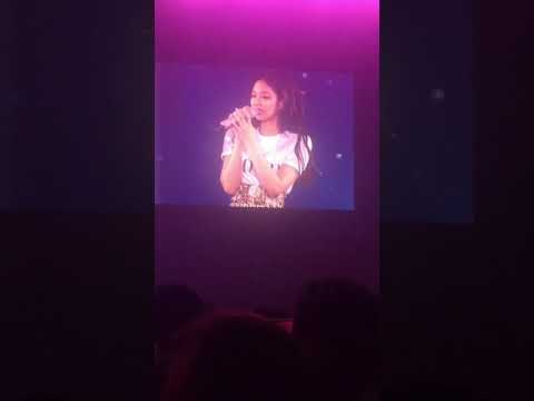190714 BLACKPINK IN BKK ENCORE CONCERT DAY3 - JENNIE’S  speech