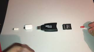 Как подключить MicroSD флешку к айфону