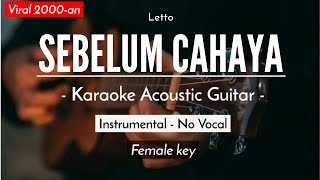 Download lagu Sebelum Cahaya - Letto (Karaoke | Akustik) HQ Audio mp3