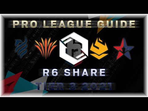 R6SHARE Tier 3 2021 - R6 Pro League Skin Guide