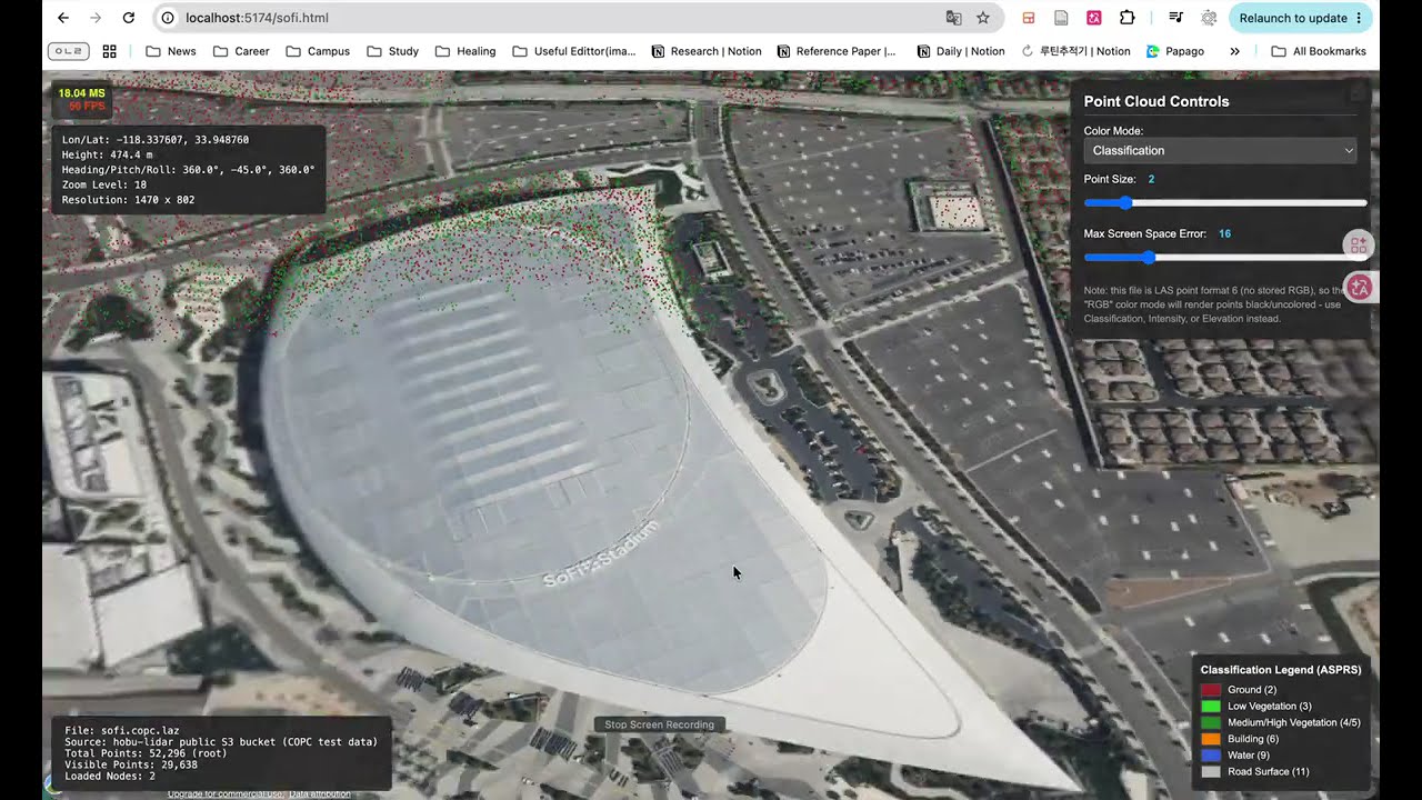 COPC-Cesium Demo