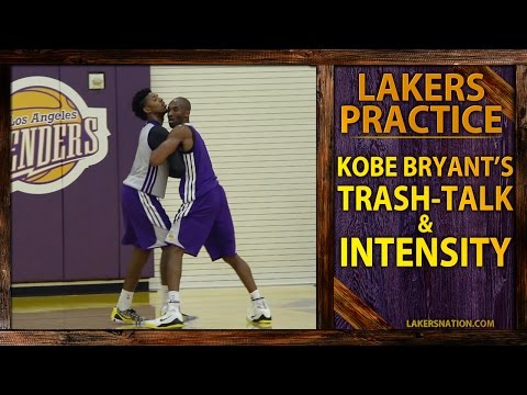 Kobe Bryant Trash-Talking At Lakers Practice (VIDEO) Video