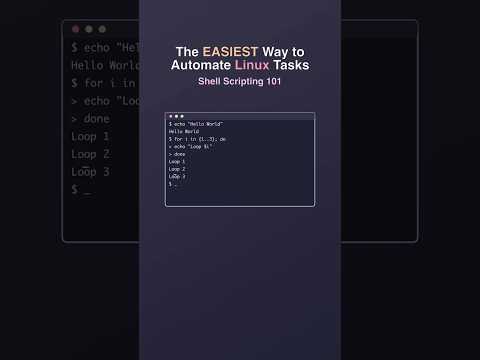 The EASIEST Way to Automate Linux Tasks (Shell Scripting 101)